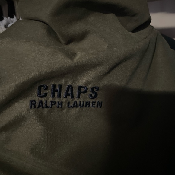 ralph lauren chaps army green baggy jacket - Picture 4 of 4